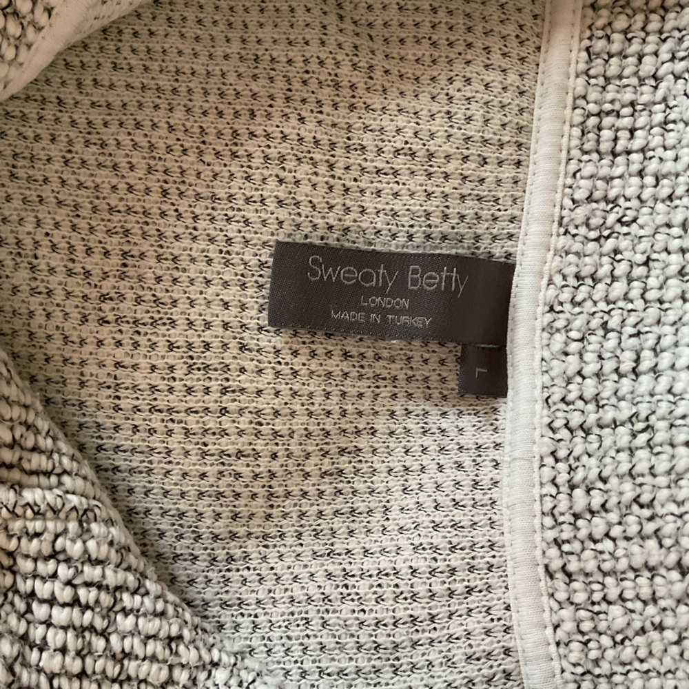 Sweaty Betty Restful Boucle Zip Jacket Grey - Large EUC - Picture 3 of 5